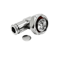 Connecteur RF WODF 7/16 DIN mâle à angle droit, pince pour câble coaxial LMR400 RG393 RG8, adaptateur