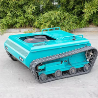 Tondeuse autoportée industrielle à rayon de braquage zéro, moteur essence 20 CV 608 cm³, télécommande, fauchage autonome, largeur de coupe 80 cm