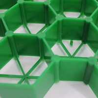 Stabilisation de route 500mm * 500mm * 58mm HDPE/PE pavés d'herbe en plastique pavé d'allée pavé grille au sol gravier pour poser des dalles de béton