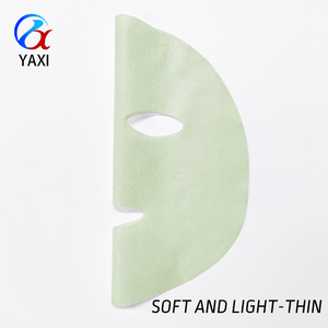 Y211 Tissu en velours de mûrier, chlorophylle, fibre végétale colorée biodégradable, tissu vert, masque facial, feuille de support, matériau - Product Image 3