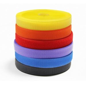 Rouleau de ruban auto-agrippant en nylon réutilisable de 25 mm, personnalisé, pour rideaux, canapés, travaux de couture, accessoires de fixation - Product Image 1