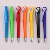 Promoción, regalo de hotel de negocios, logotipo personalizado, bolígrafos de plástico ABS impresos, 1,0mm de ancho de escritura