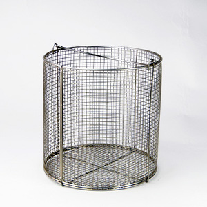 <span class=keywords><strong>Cesta</strong></span> de Almacenamiento de Malla Personalizada para Esterilización de Herramientas Hospitalarias, de Alambre, Forma Circular con Asa, Fácil de Limpiar - Product Image 3