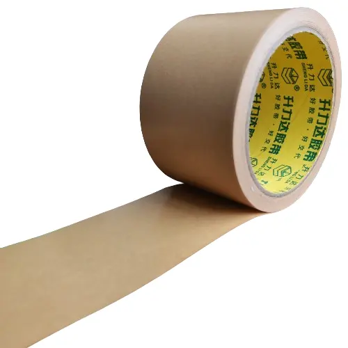 Emballage imprimé personnalisé écologique de super qualité avec ruban de papier kraft avec logo