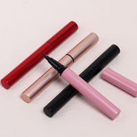 Vente chaude Nouveau Noir Clair Métal Tube Cosmétiques Liquide Étanche Cils Stylo En Gros Magnétique Eyeliner Eyeliner Eyeliner