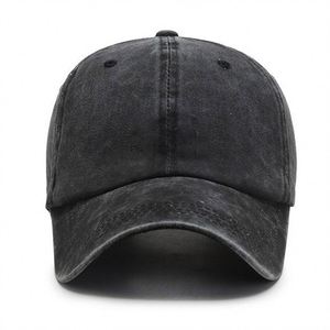 Casquettes de baseball en coton délavé vintage, casquettes personnalisées avec logo, casquettes ajustables pour hommes et femmes - Product Image 2