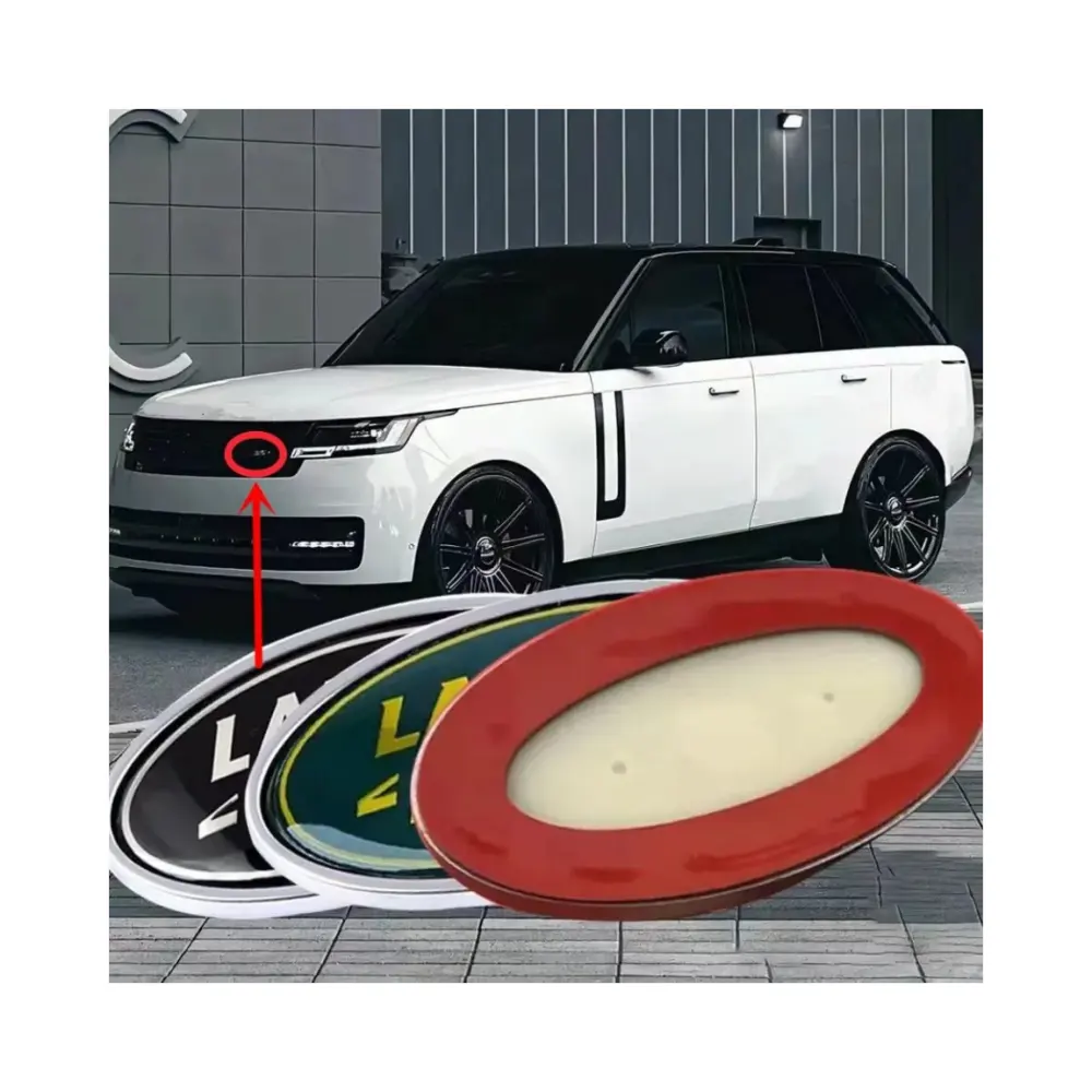 Bán Buôn Màu Đen Phía Trước Lưới Tản Nhiệt Grill-Biểu Tượng Huy Hiệu Tên Nơi Cho Land Rover