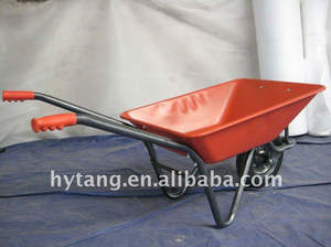 एकल न्यूमेटिक व्हील के साथ उच्च गुणवत्ता वाले मानसिक व्हीलबैरो wb4211 - Product Image 5