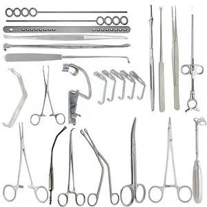 Cắt amiđan và adenoidectomy phẫu thuật thiết lập của 27pcs tốt nhất phẫu thuật tai mũi và cổ họng cụ đặt cho nhiễm trùng mãn tính