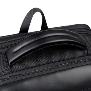 Sac à dos pour ordinateur portable de grande capacité 15,6 pouces, imperméable, en PU, design extensible, logo personnalisé, port USB, voyage d'affaires, vente chaude - Product Image 5