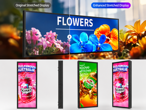 Veto Lcd Double-sided Bar Type 21.5 Inch <b>Display</b> <b>Wall</b> Mounted Advertising Media Player Stretch Stretched Lcd Stretched Bar Lcd - Product Image 6
