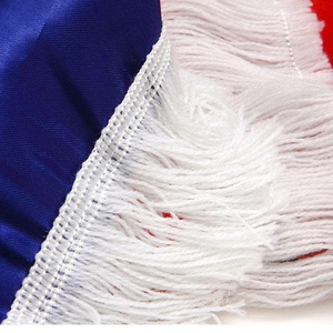 Écharpe de football personnalisée à double couche, imprimée, tricotée, avec graphiques numériques, <span class=keywords><strong>slogan</strong></span> et logo pour les fans de sport - Product Image 5