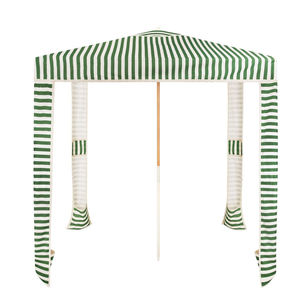 Sombrilla de cabaña de playa cuadrada de lona de poste de madera de primera calidad personalizada de 6 pies y 7 pies, tiendas de campaña parasol de viaje de picnic de parque portátil al aire libre - Product Image 5