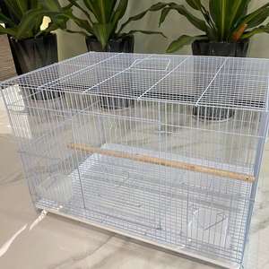 Groothandel Opvouwbare Grote Ruimte Ijzeren Kooi Met Handvat Ijzer Parkiet Vogel En Kooi Voor Kleine Papegaai Vogels Fokken - Product Image 2