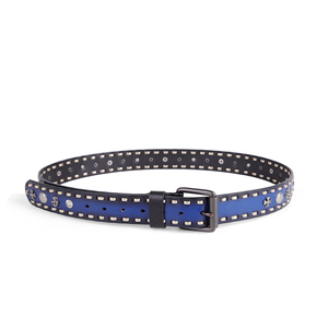Ceinture en cuir de vache véritable, robuste, cuir tanné végétal naturel avec boucle en métal solide - Product Image 3