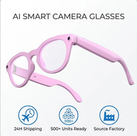 Lunettes Intelligentes Unisexe avec Appel Audio, Traducteur IA, Assistant Vocal Tactile, Lunettes de Soleil Sans Fil, Lunettes Meta