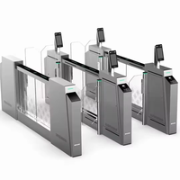 Tourniquets de sécurité aéroportuaires personnalisés en usine avec reconnaissance faciale et portail pivotant intelligent