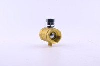 Válvula de bola de latón Gao Tong Q11F 16T con rosca interna, tamaño de puerto de 2 pulgadas, fabricada en China, con maneta metálica para circulación de agua en tuberías