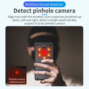 Casus kamera dedektörü Anti casus <span class=keywords><strong>Mini</strong></span> kamera Gsm gizli kamera wirecamera dinlemelerini cihazı Gps Tracker dedektörü bulucu - Product Image 6
