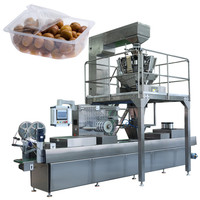 Machine d'emballage sous vide automatique par thermoformage pour l'emballage des dattes en boîte, machine de remplissage et de scellage automatique par pesage