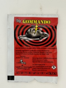 ZhongNongRuiJia Eco-Friendly Disposable Mouse Repeller <strong>Powder</strong> for Mice Control 5g Capacity Model Commando - Product Image 6