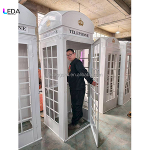 Cabina Telefónica Decorativa de Alta Calidad LEDA para Hoteles, Decoración Vintage, Cabina Telefónica Antigua - Product Image 4