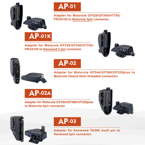 Bộ chuyển đổi âm thanh Walkie-Talkie từ 3.5mm mono/stereo jack để Electret Acoustic Tai nghe W/2-pin jack - Product Image 3