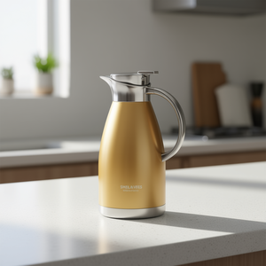 Thermos en acier inoxydable Shelavees 1,8 L à triple isolation, or, articles promotionnels pour boissons - Product Image 2