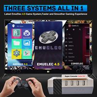 Consola de Videojuegos Retro Super CUBE X3 EmuElec 4.5/Android 9/CoreE 8K con Más de 100000 Juegos Usados, Compatible con Formato FC, Memoria de 128GB/256GB