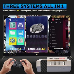 Console de jeu rétro Super CUBE X3 EmuElec 4.5/<span class=keywords><strong>Android</strong></span> 9/CoreE 8K 100000+ jeux utilisés prend en charge le format FC 128 Go de mémoire 256 Go - Product Image 2