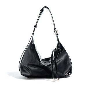 Sac Hobo de Luxe en Cuir de Vachette Pleine Fleur Brillant de Qualité Supérieure pour Femme, Sac à Bandoulière Minimaliste, Fourre-tout Tendance, Sac à Main Féminin - Product Image 1
