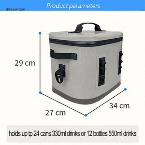 Nevera Portátil de 14L, 24 Latas, a Prueba de Fugas, Bolsa Térmica Impermeable, Bolsa de Picnic para Camping, Pesca y Playa - Product Image 2
