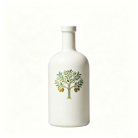 Bouteille en verre pour huile d'olive personnalisée avec impression sérigraphique de luxe, unique, 100 ml, 200 ml, 375 ml, 500 ml, 750 ml, 1000 ml, emballage pour huile d'olive