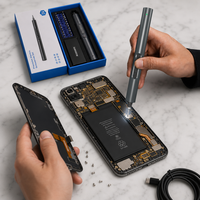 Jeu de tournevis de précision sans fil 28-en-1 de type stylo magnétique pour centre de réparation, vente en gros OEM