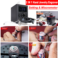 Máquina de Grabado Neumática para Joyería SmartPro Air DO X, Grabador Profesional de Metal para Orfebrería, Engaste de Piedras y Fabricación de Joyas