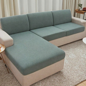 غطاء كنب مخملي مرن قابل للتمدد حديث، قابل للغسل في الغسالة، مقاس مخصص، نمط مريح للأرائك المجزأة، يزين مقعد الكنبة بنسبة 96% - Product Image 3