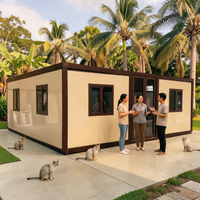 Maison conteneur extensible 20FT 40FT avec salle de bain et cuisine, maison préfabriquée de luxe, petite maison préfabriquée très demandée pour projets