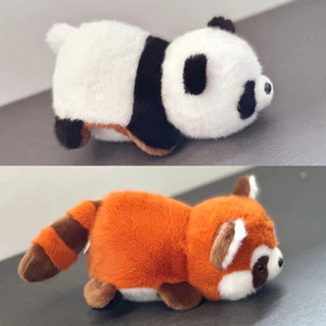 Gran oferta, juguete de peluche Reversible Kawaii personalizado, almohada de animales de peluche con tapa, <span class=keywords><strong>mapache</strong></span> <span class=keywords><strong>a</strong></span> Panda, MOQ bajo, regalo perfecto, relleno de algodón PP - Product Image 4