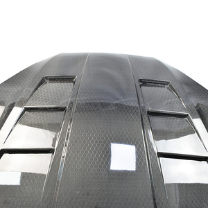 CUSTOMIZE TW STYLE HONEYCOMB CARBON FIBER <strong>ENGINE</strong> HOOD BONNET for 2009-2011 HYUNDAI GENESIS COUPE - Product Image 6