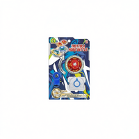 MAZZEO GIOCATTOLI Trottola Robo Battle Toupie en plastique 21x14 cm avec lanceur lumineux et ensemble arène pour enfants de 8 à 13 ans