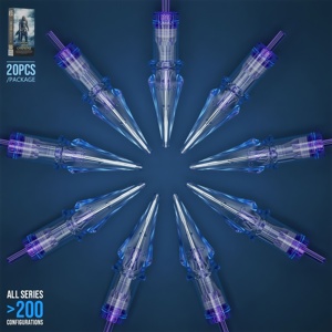 Agujas de Tatuaje Desechables AIMOOSI King's <span class=keywords><strong>Sword</strong></span> Precision 1211M1, Cartuchos Planos Magnum Compatibles con Todas las Máquinas de Tatuar - Product Image 3
