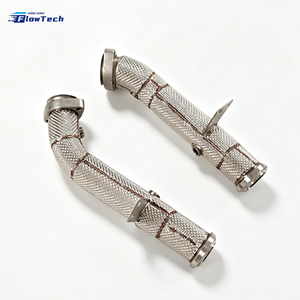 ท่อลงสเตนเลสสตีล 304 สำหรับรถแข่ง Mercedes AMG E43 W213 C43 W205 M276 3.0L V6 Twin Turbo ระบบไอเสียไหลสูง - Product Image 3