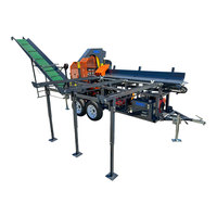 RIMA 30T - Processeur de bois de chauffage, coupe-bois et convoyeur à chaîne, avec garantie de 2 ans