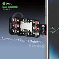 2UUL SIM Checker SM01 Dual Card Test King Vérifier rapidement les défauts du module Détection rapide du signal pour les outils de réparation de téléphone