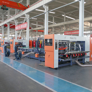Máquina encoladora de cartón totalmente automática Huayu Machinery Equipment tipo 1224 para embalaje de papel - Product Image 1
