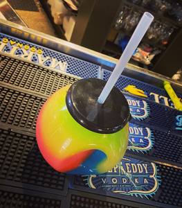 Fantasia grandi bicchieri <span class=keywords><strong>di</strong></span> plastica per bevande Souvenir Daiquiri bere Fishbowl tazze 40oz ciotola <span class=keywords><strong>di</strong></span> <span class=keywords><strong>pesce</strong></span> tazze con manico - Product Image 5