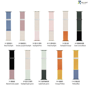 Dây đeo vòng Nylon thể thao hai <span class=keywords><strong>t</strong></span>ông màu mới cho Apple Watch Series 11 46mm (wb1187t) - Product Image 6