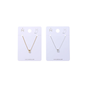 Cavigliera Angelina con Lettera D in Acciaio Inossidabile, Design Minimalista per Donna, Gioielli alla Moda - Product Image 3
