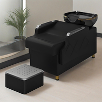 Lit classique de massage thaï Spa vente en gros Lit salon de coiffure avec shampooing Chaise lit de massage de beauté pour le lavage des cheveux avec shampooing