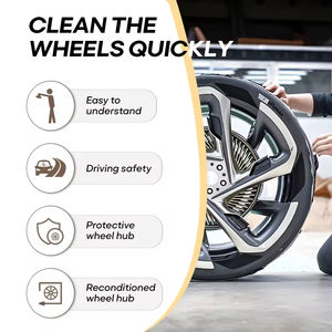 Le produit de lavage de voiture de 500ml du nettoyant pour jantes peut éliminer complètement toutes sortes de taches et de résidus d'huile des pneus pour les détails de la voiture - Product Image 5